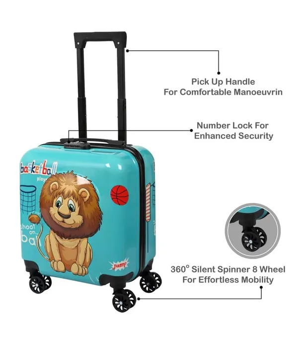 Sea_Green_Trendy_Cute_Kids_Trolley_Bag
