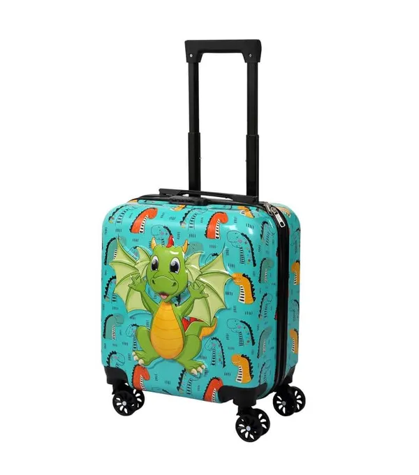 Green_Trendy_Cute_Kids_Trolley_Bag
