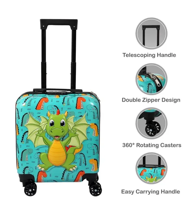 Green_Trendy_Cute_Kids_Trolley_Bag