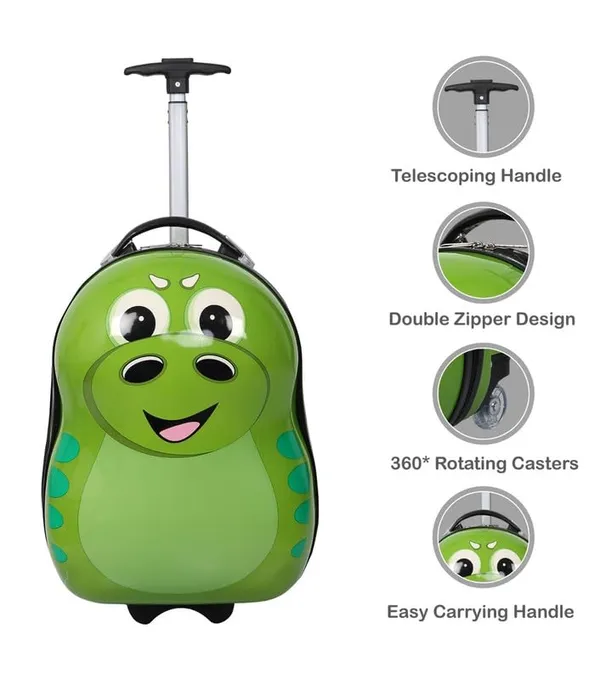 Green_Trendy_Cute_Kids_Trolley_Bag