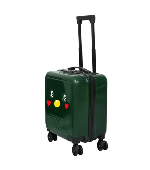 Green_Trendy_Cute_Kids_Trolley_Bag