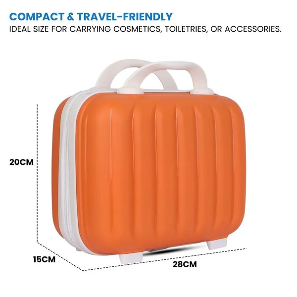 Polo_Class_Vanity_case/Makeup_Box_|_Lightweight_and_Durable|_Waterproof_case_-Orange