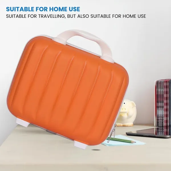 Polo_Class_Vanity_case/Makeup_Box_|_Lightweight_and_Durable|_Waterproof_case_-Orange