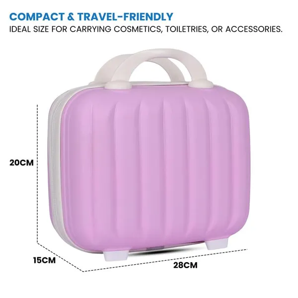 Polo_Class_Vanity_case/Makeup_Box_|_Lightweight_and_Durable|_Waterproof_case_-Pink