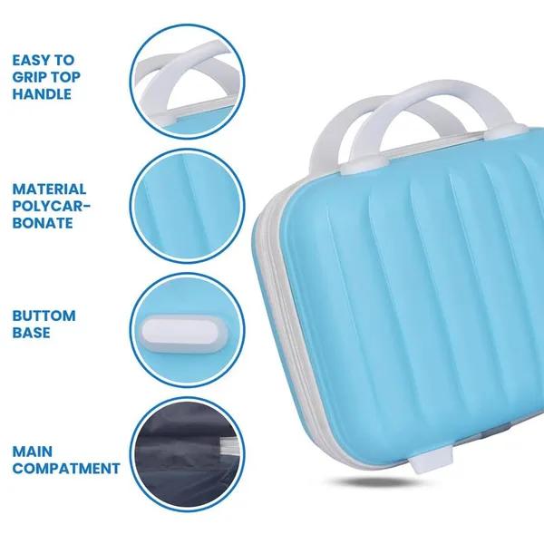 Polo_Class_Vanity_case/Makeup_Box_|_Lightweight_and_Durable|_Waterproof_case_-Sky_Blue