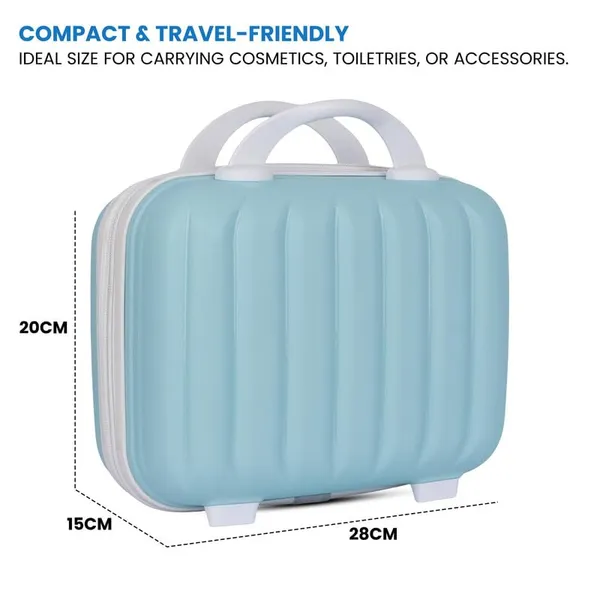 Polo_Class_Vanity_case/Makeup_Box_|_Lightweight_and_Durable|_Waterproof_case_-Blue