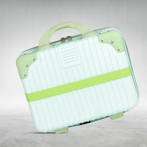 Polo_Class_Vanity_case/Makeup_Box_|_Lightweight_and_Durable|_Waterproof_case_-_Light_Green