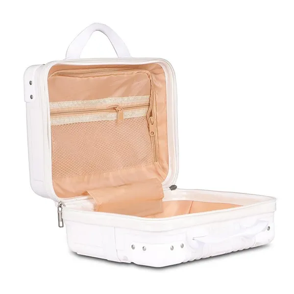 Polo_Class_Vanity_case/Makeup_Box_|_Lightweight_and_Durable|_Waterproof_case_-_White