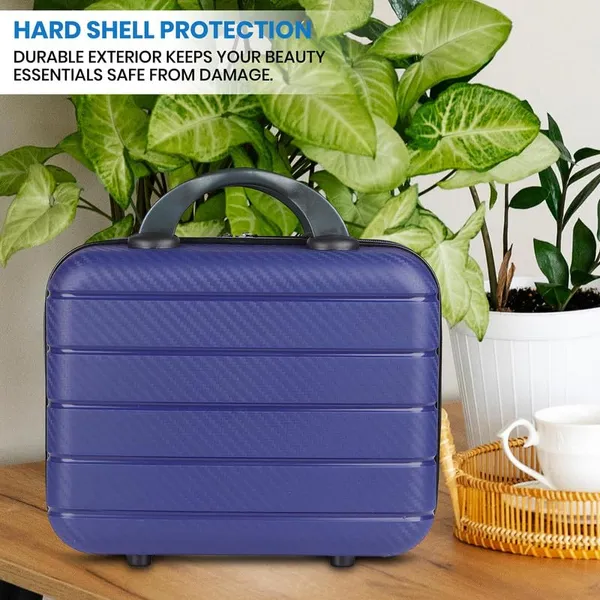Polo_Class_Vanity_case/Makeup_Box_|_Lightweight_and_Durable|_Waterproof_case_-_Blue