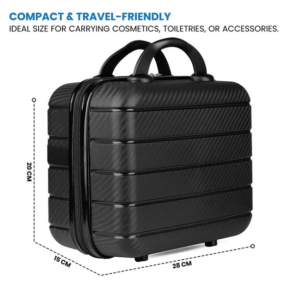 Polo_Class_Vanity_case/Makeup_Box_|_Lightweight_and_Durable|_Waterproof_case_-_Black