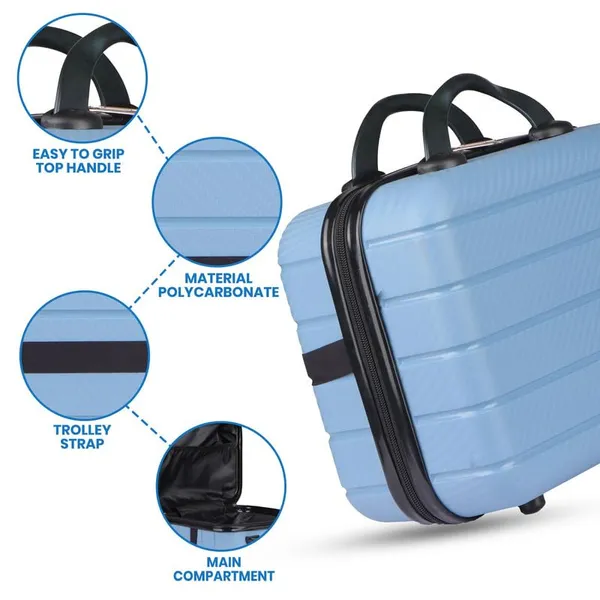 Polo_Class_Vanity_case/Makeup_Box_|_Lightweight_and_Durable|_Waterproof_case_-_Sky_Blue