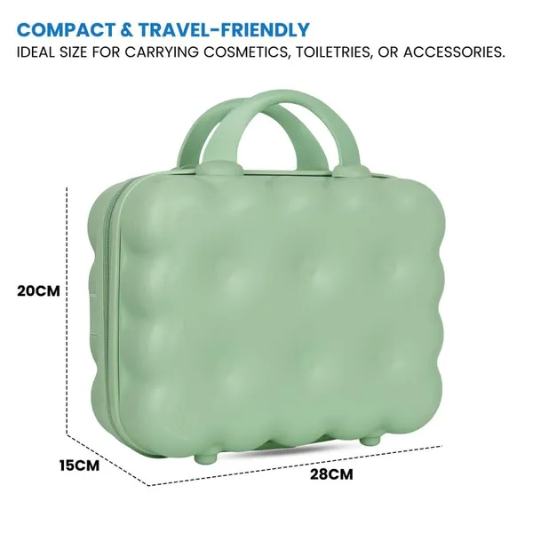 Polo_Class_Vanity_case/Makeup_Box_|_Lightweight_and_Durable|_Waterproof_case_-Green
