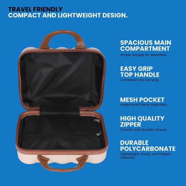 Polo_Class_Vanity_case/Makeup_Box_|_Lightweight_and_Durable|_Waterproof_case_-Beige
