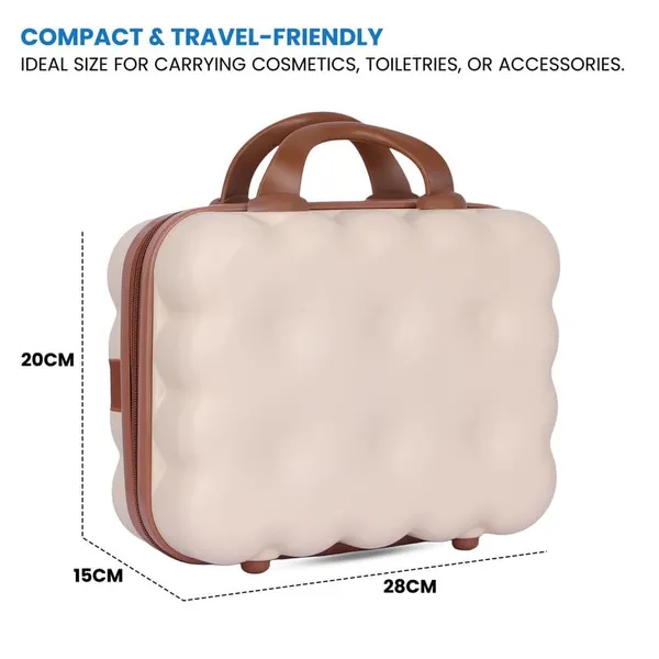 Polo_Class_Vanity_case/Makeup_Box_|_Lightweight_and_Durable|_Waterproof_case_-Beige