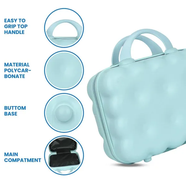 Polo_Class_Vanity_case/Makeup_Box_|_Lightweight_and_Durable|_Waterproof_case_-Sky_Blue