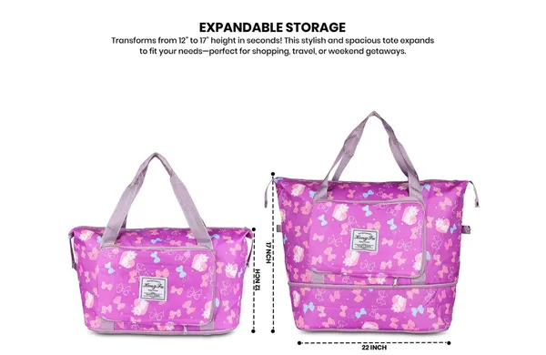 Polo_Class_Shopping_Bag_|_Light_Weight_Waterproof_Casual_Fabric_Material_Shopping_Bag_-_Pink