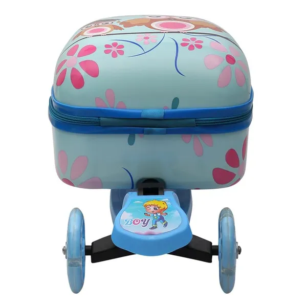 Sky_Blue_Junior_2_In_1_Trolley_Bag_With_Skaters_For_Kids