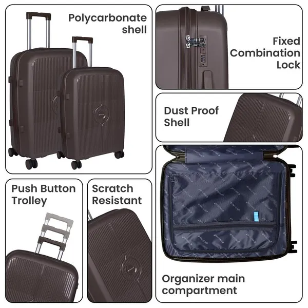 Polo_Class_3Pc_Set_Trolley_(20/24/28_inch)_with_vanity_|_Polypropylene|_Polypropylene_360�_spinner_wheels_�_smooth_movement_in_any_direction_|_Waterproof_&_Scratch_Resistant