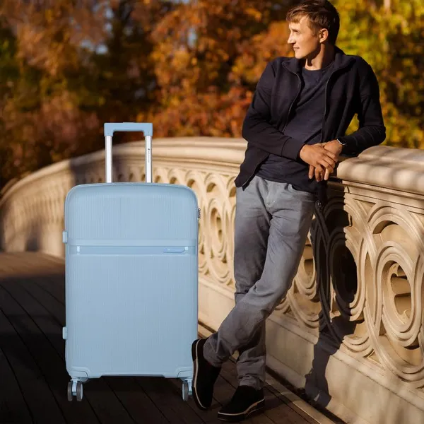 Polo_Class_3Pc_Set_Trolley_(20/24/28_inch)_|_Polypropylene|_Polypropylene_360�_spinner_wheels_�_smooth_movement_in_any_direction_|_Waterproof_&_Scratch_Resistant