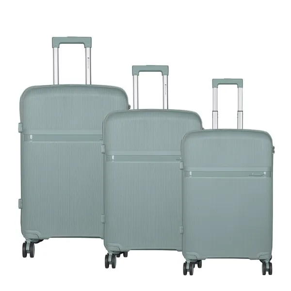 Polo_Class_3Pc_Set_Trolley_(20/24/28_inch)_|_Polypropylene|_Polypropylene_360�_spinner_wheels_�_smooth_movement_in_any_direction_|_Waterproof_&_Scratch_Resistant