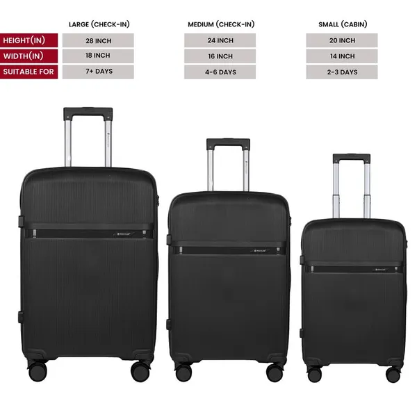 Polo_Class_3Pc_Set_Trolley_(20/24/28_inch)_|_Polypropylene|_Polypropylene_360�_spinner_wheels_�_smooth_movement_in_any_direction_|_Waterproof_&_Scratch_Resistant