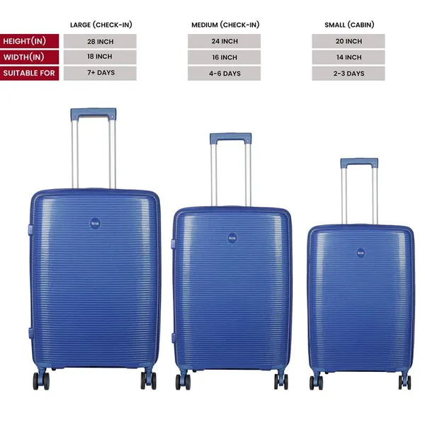 Polo_Class_3Pc_Set_Trolley_(20/24/28_inch)_|_Polypropylene|_Polypropylene_360�_spinner_wheels_�_smooth_movement_in_any_direction_|_Waterproof_&_Scratch_Resistant