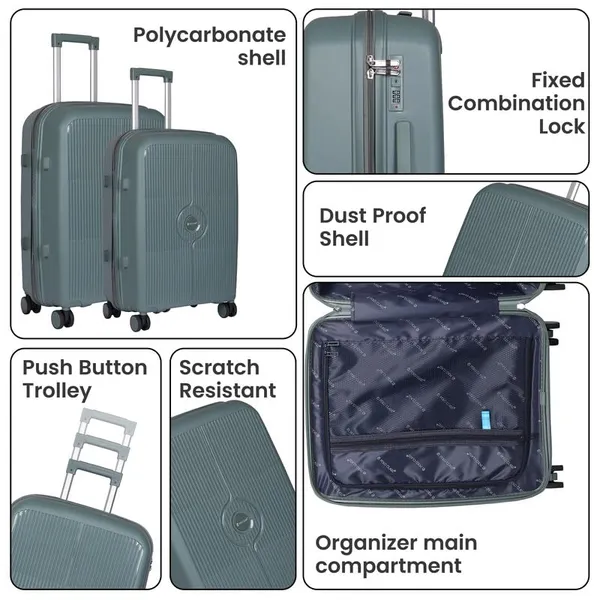 Polo_Class_3Pc_Set_Trolley_(20/24/28_inch)_|_Polypropylene|_Polypropylene_360�_spinner_wheels_�_smooth_movement_in_any_direction_|_Waterproof_&_Scratch_Resistant
