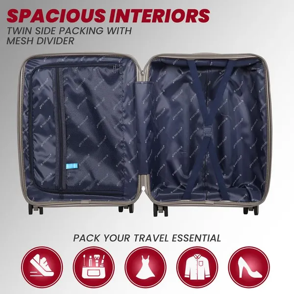 Polo_Class_3Pc_Set_Trolley_(20/24/28_inch)_|_Polypropylene|_Polypropylene_360�_spinner_wheels_�_smooth_movement_in_any_direction_|_Waterproof_&_Scratch_Resistant