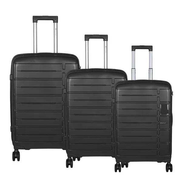 Polo_Class_3Pc_Set_Trolley_(20/24/28_inch)_|_Polypropylene|_Polypropylene_360�_spinner_wheels_�_smooth_movement_in_any_direction_|_Waterproof_&_Scratch_Resistant
