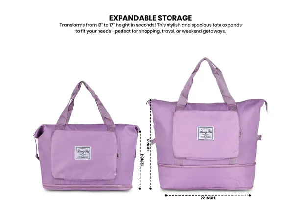 Polo_Class_Shopping_Bag_|_Light_Weight_Waterproof_Casual_Fabric_Material_Shopping_Bag_-_Purple