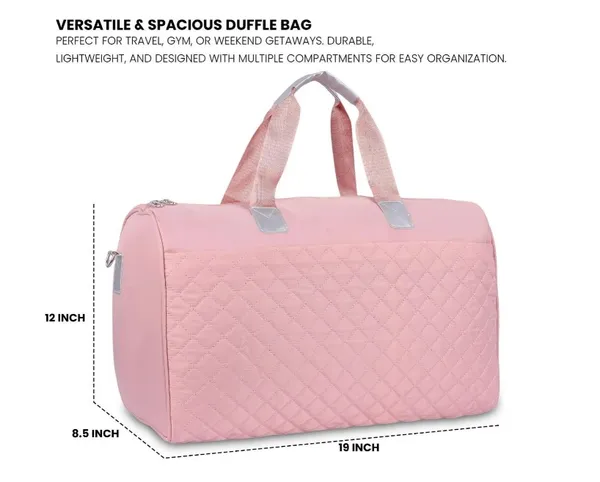 Polo_Class_Duffle_Bag/Gym_Bag_for_Men_&_Women_|_Lightweight_and_Durable_Fabric_|_Waterproof_with_Spacious_Compartments_Duffel_Bag_-_Pink
