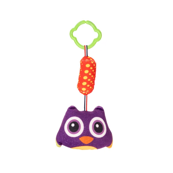 SnugglePuff_Owl_Hanging_Rattle_Soft_Toy_for_Baby_–_Small_Plush_Hanging_Toy_(Purple)