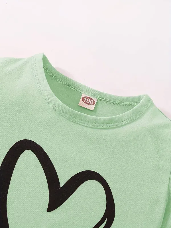 Love_Printed_Pista_Color_T-shirt_and_bottom_set_for_Boy_and_Girls