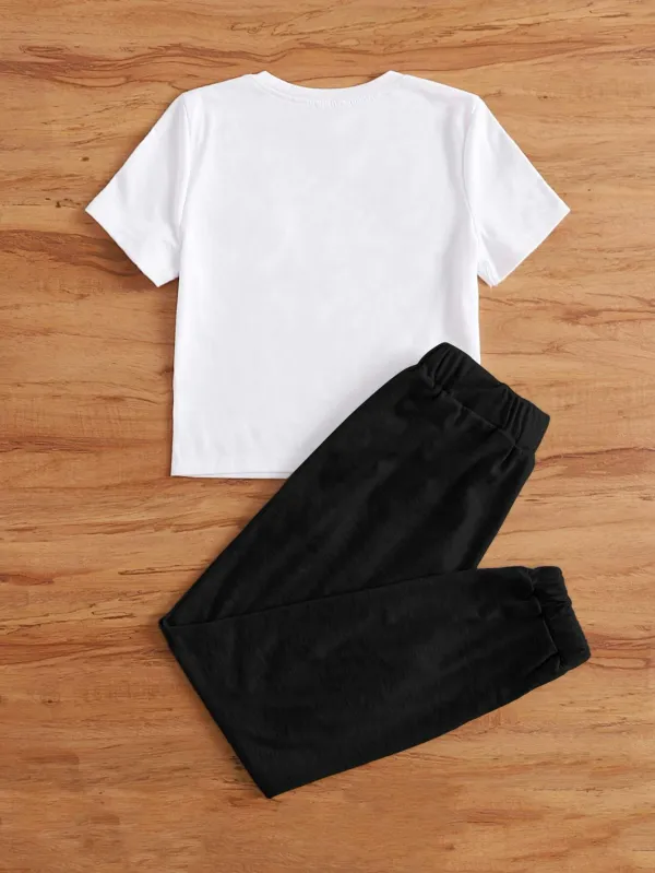 Butterfly_Printed_White_Color_T-shirt_and_Black_bottom_set_For_Baby_Girl_&_Boy