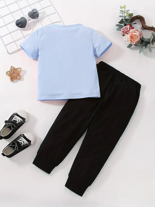 Love_Printed_SkyBlue_Color_T-shirt_and_bottom_set_for_Boy_and_Girls