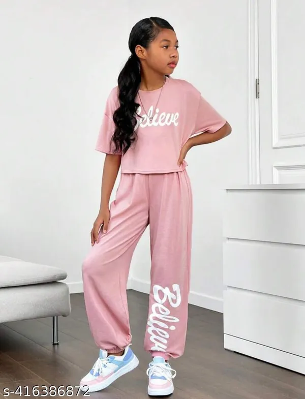 Belive__Printed_Pink_Color_T-shirt_and_bottom_set_For_Baby_Girls