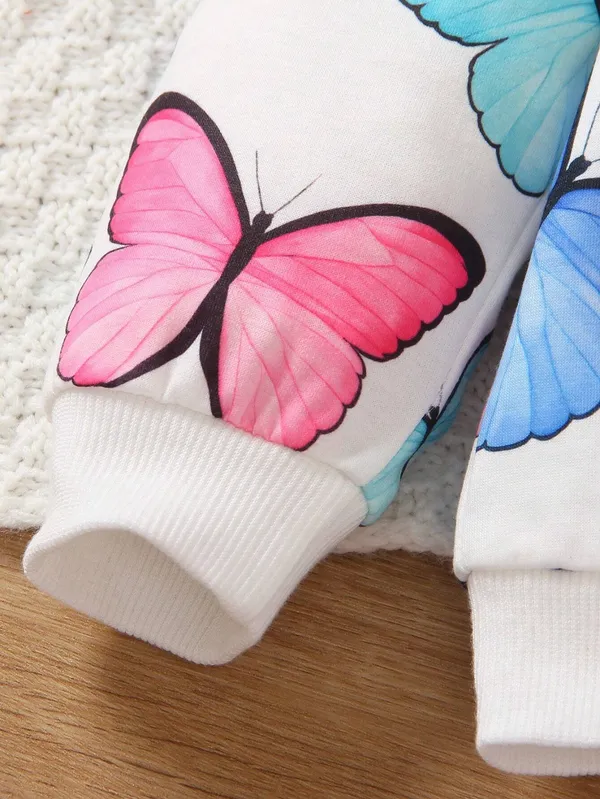 Multi_Butterfly_Digital_Printed_Trendy_Top_and_Bottom_Color_Set_For_Baby_Girls