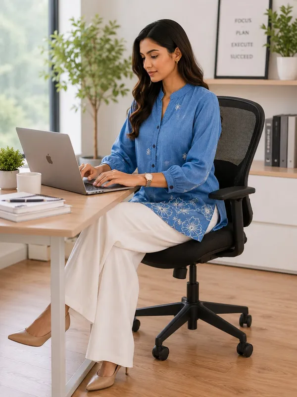 Floral_Embroidered_Mandarin_Collar_Cotton_Top