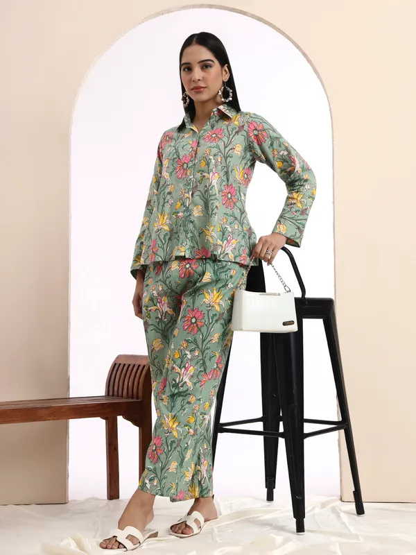 Green_Cotton_Co-Ords