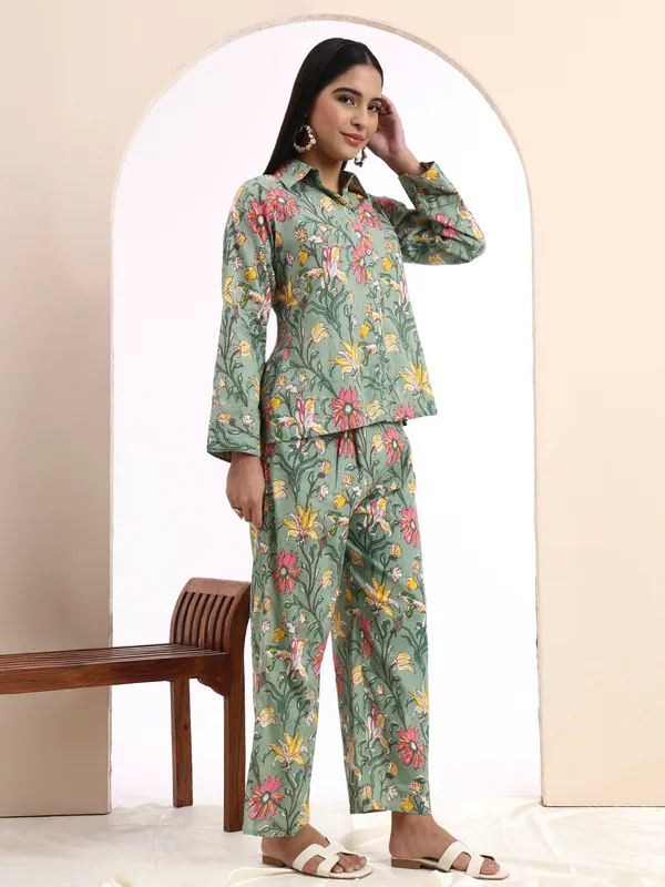 Green_Cotton_Co-Ords