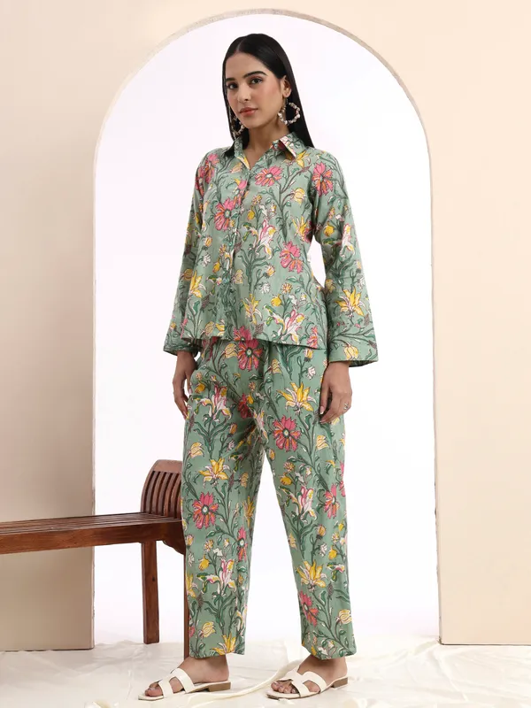 Green_Cotton_Co-Ords