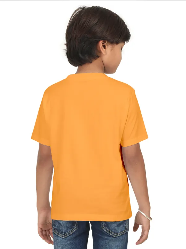Mustard_Yellow_Cotton_T_Shirt_For_Kids