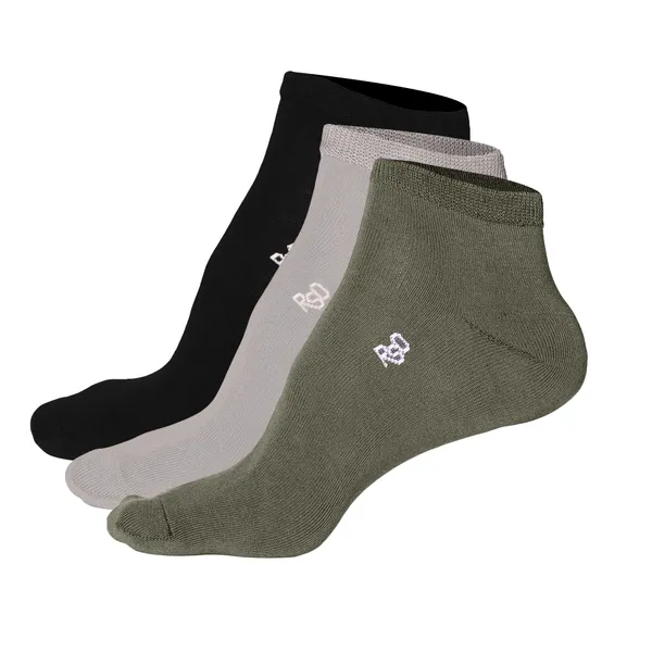 Black_Grey_Olive_Green_Cotton_Ankle_Length_Socks_Pack_Of_3