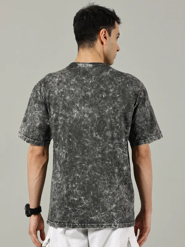Black_Cotton_Acid_Wash_T_Shirt_For_Men