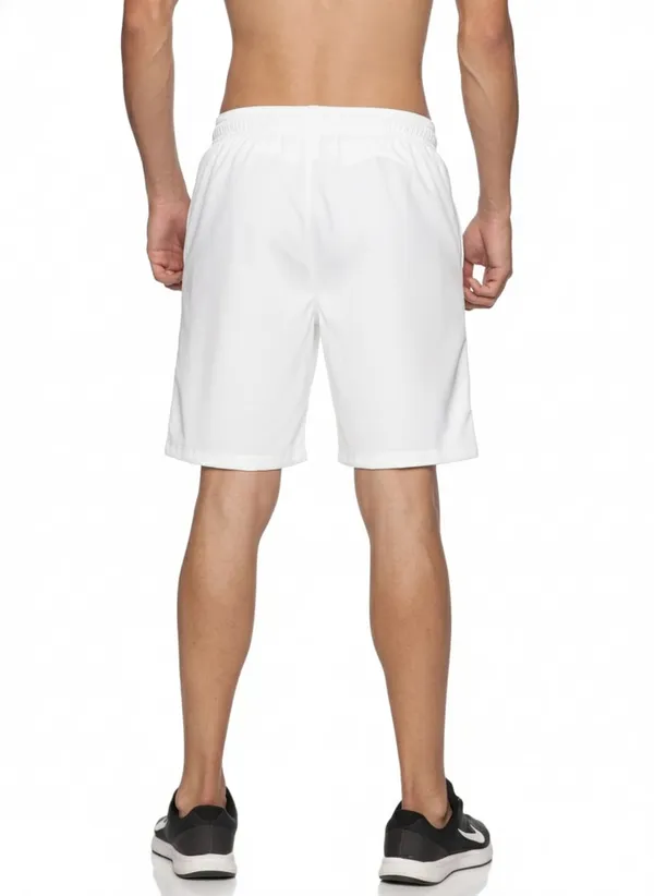 White_Polyester_Shorts_For_Men