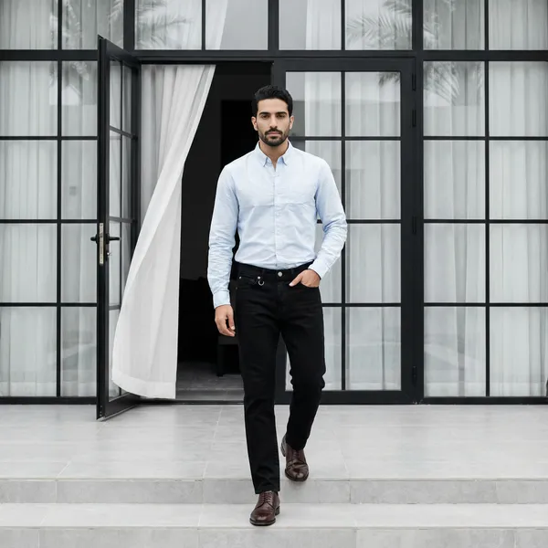Sky_Blue_Cotton_Solid_Oxford_Shirt_For_Men