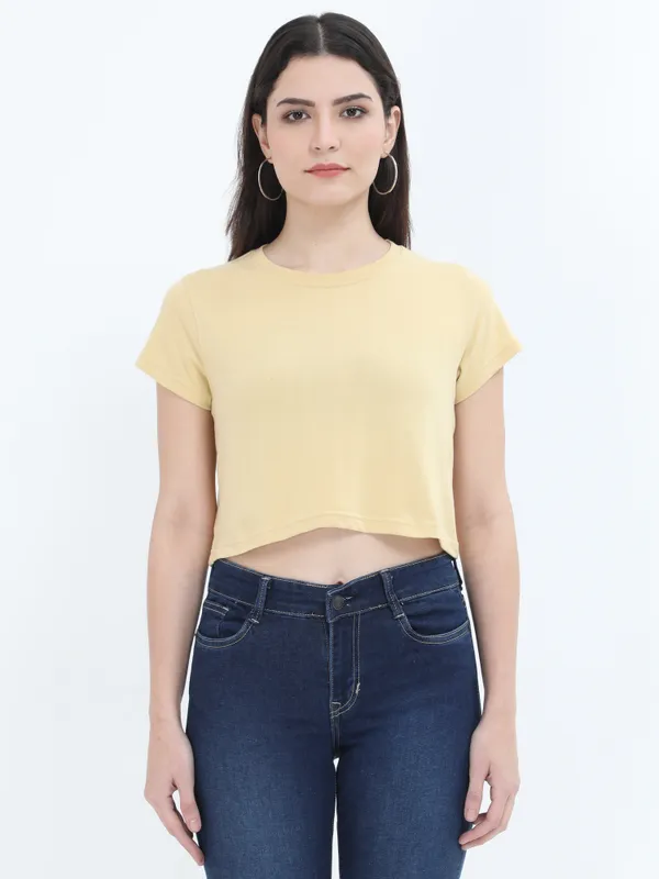 Beige_Cotton_Crop_Top_For_Women