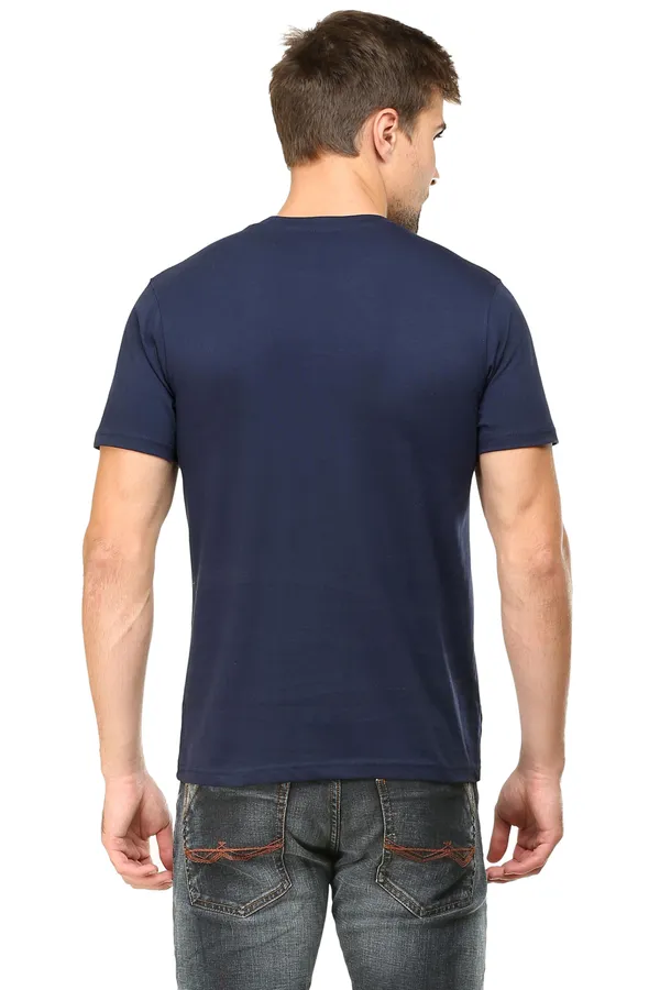 Navy_Blue_Poly_Cotton_T_Shirt_For_Men