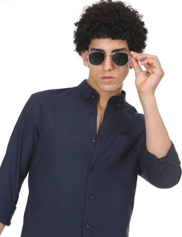 Blue_Cotton_Solid_Oxford_Shirt_For_Men