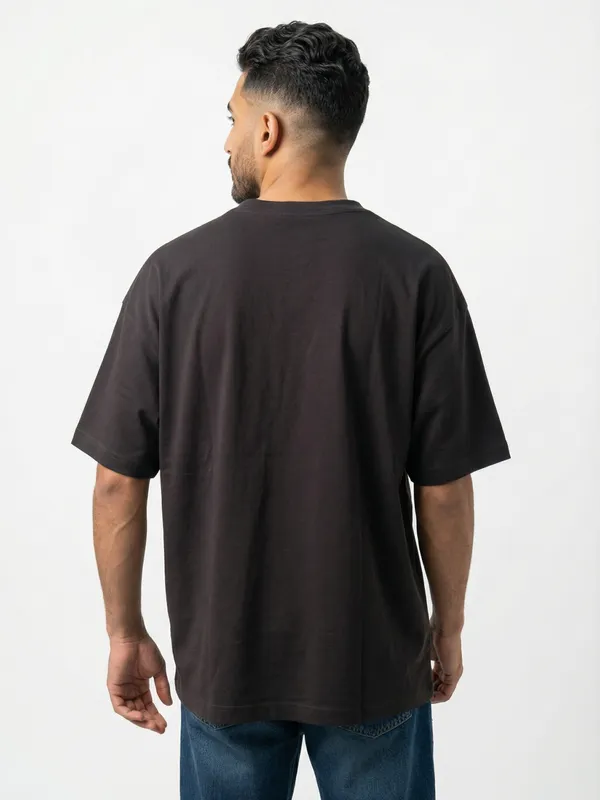 Black_Ottoman_Cotton_Oversized_T_Shirt_For_Men